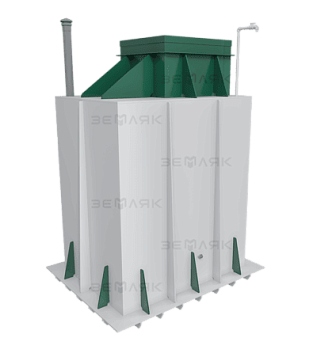 Погреб-Кессон Земляк 2000х2000 (муфта 133) – фото 3 | СТРОЭКОС